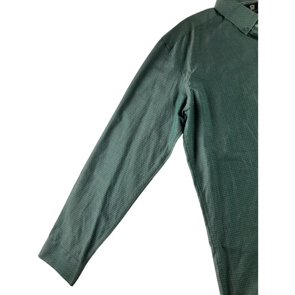 Steel & Jelly Men's Blue-Green Long Sleeve Button Down Dress Shirt Cotton XL - Picture 2 of 8